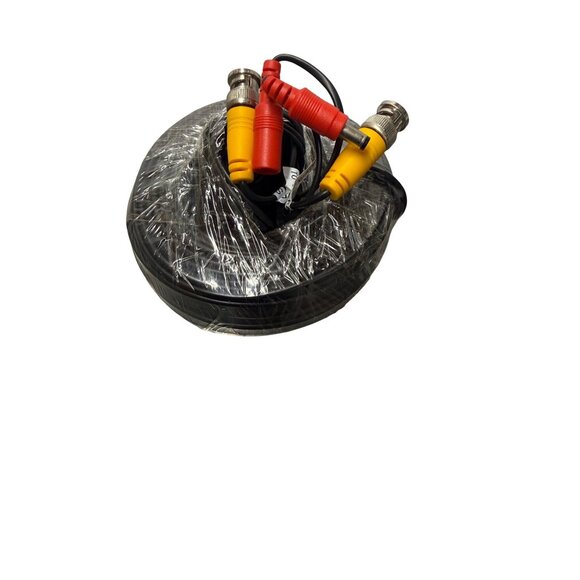 ✨ --60ft CCTV Security Camera Video Cable BNC Male to RCA Power Lead open box - Picture 1 of 2